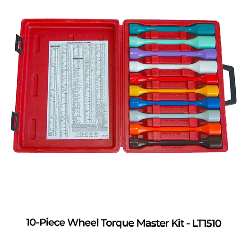 Milton 1/2” Drive 10 piece wheel torque socket master kit impact Set, LTI1510