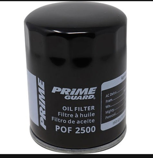 Primeguard oil filter POF 2500