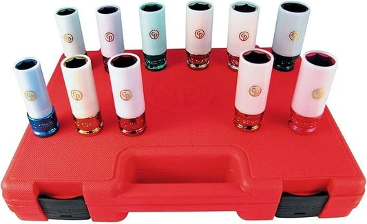 Chicago Pneumatic SS4211 WP, 1/2” Square Dr., Hex Point, Wheel Protector 11 Pc